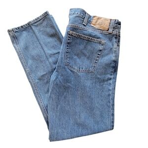 Eddie Bauer Relaxed Fit Jeans Mens 42x34 Blue Medium Wash Straight Leg 4264